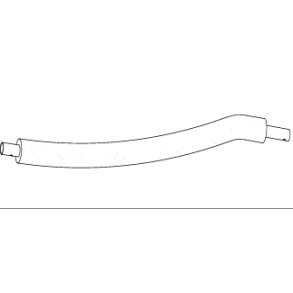 B - Nedre rammer�r med skum inground (Pris er pr. stk. bestil 8 stk. for en hel trampolin)