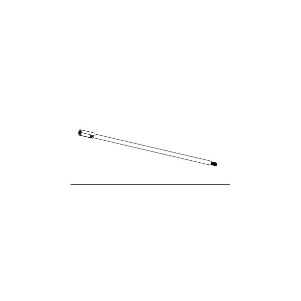 C - Wire til top af sikkersnet inground (Pris er pr. stk. bestil 12 stk. for en hel trampolin)
