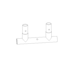 4 - Ben base inground (Pris er pr. stk. bestil 8 stk. for en hel trampolin)