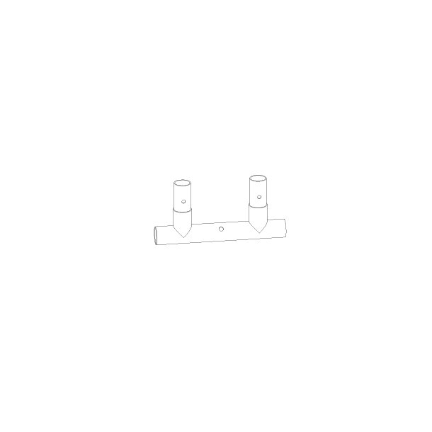 4 - Ben base inground (Pris er pr. stk. bestil 8 stk. for en hel trampolin)