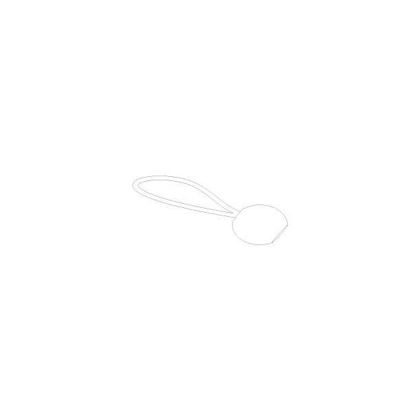 9 - Elastik med plastknop Jump 140cm (Pris er pr. stk. bestil 30 stk. for en hel Trampolin)