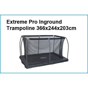 Extreme Pro Inground Rectangular 366x244x203 cm.