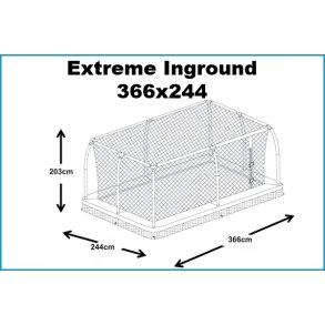 Extreme Inground Rectangular 366x244 cm.