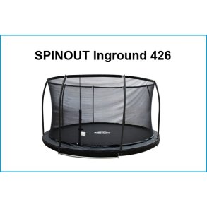 Spinout Inground Trampoline 426cm